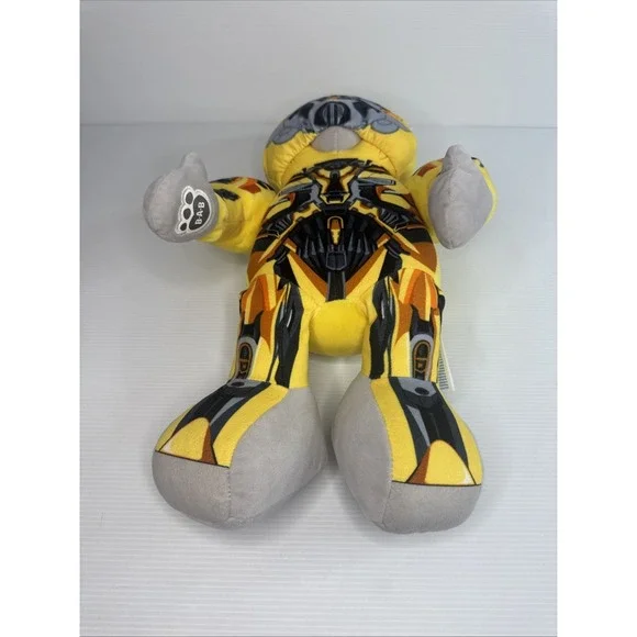 Build A Bear Bumblebee Jointed Transformer 16" Plushie - Picture 6 of 6